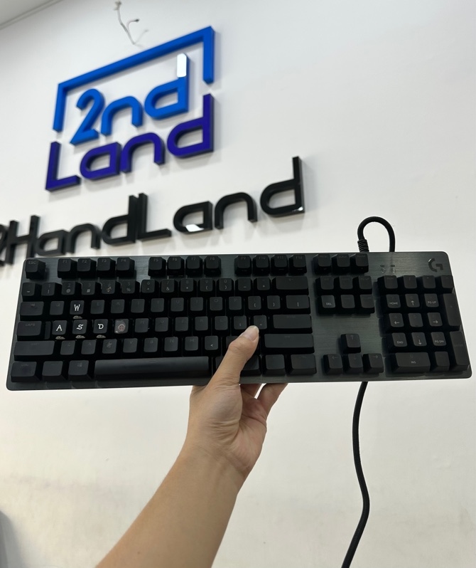 Bàn phím cơ Logitech G512 GX RGB (RED) - 1 mode : dây - Màu đen - Ngoại hình 96% - LED sáng yếu, chết LED vài phím, Kết nối hơi chập chờn - Body