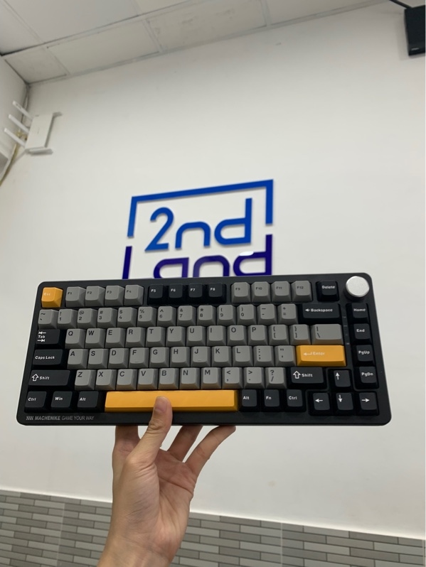 Bàn phím cơ Machenike K600 - 3 mode - Màu đen - Ngoại hình: 98% - Box