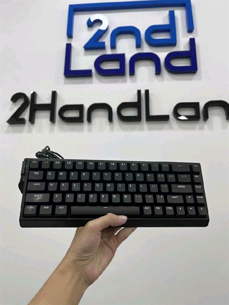 Bàn phím cơ Mad 68HE RGB - 1 mode dây - Màu đen - Ngoại hình 98% - Kèm 1 dây kết nối