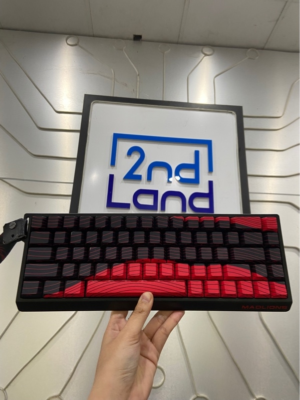 Bàn Phím Cơ Madlions MAD 68 R - 1 Mode Dây - Màu đen - Ngoại hình: 97% - Body