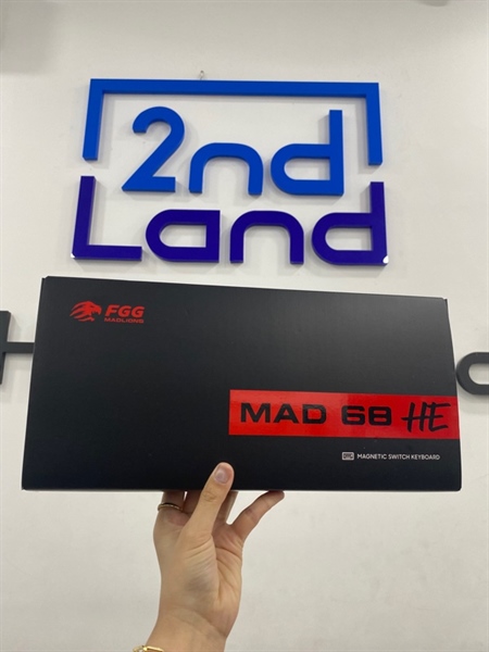 Bàn phím cơ Madlions Mad68HE Hall Effect - 1 mode dây - RGB - Màu đen - Ngoại hình 98% - FullBox