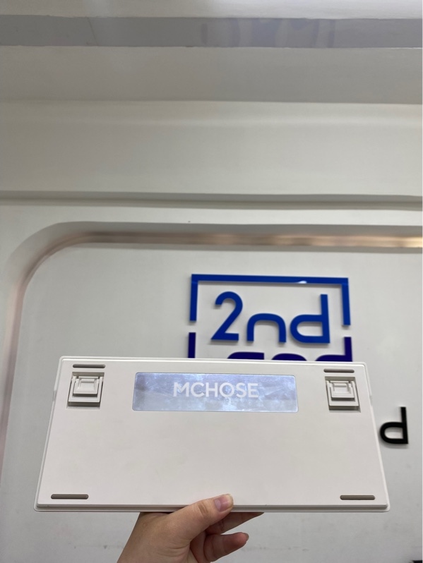 Bàn phím cơ Mchose G75 Pro - 3 mode( 2.4G, bluetooth, dây ) - Switch linear - Màu trắng xanh - Ngoại hình 98% - Có led - Kèm box, reciever
