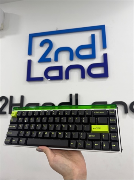 Bàn phím cơ Melgeek Made68 Ultra 10th anniversary - 1 mode dây - switch TTC KOM - Màu xanh đen - Ngoại hình 98% - Kèm box , dây , 5 keycap 1