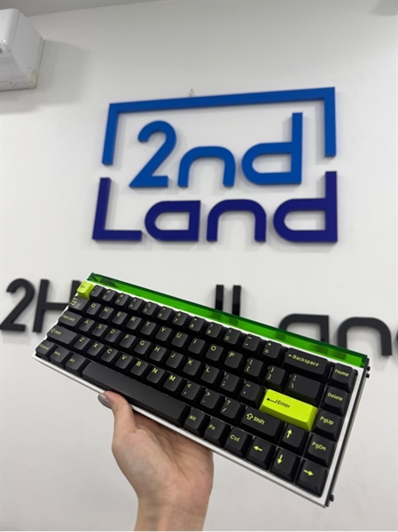 Bàn phím cơ Melgeek Made68 Ultra 10th anniversary - 1 mode dây - switch TTC KOM - Màu xanh đen - Ngoại hình 98% - Kèm box , dây , 5 keycap 2