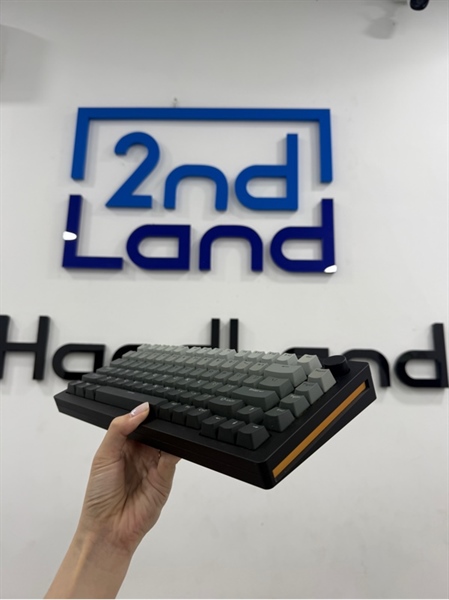 Bàn phím cơ nhôm Monsgeek M1W - 3 mode - switch akko cream yellow - Màu đen - Ngoại hình 97% - Kèm dây , receiver 1