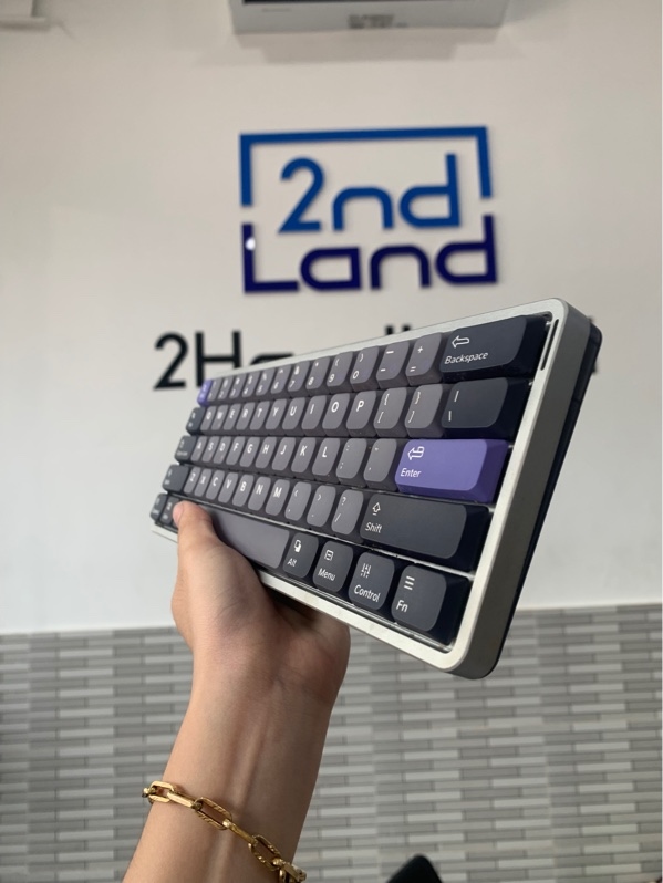 Bàn phím cơ Nuphy AIR60 HE - Màu bạc - Ngoại hình: 98% - Box