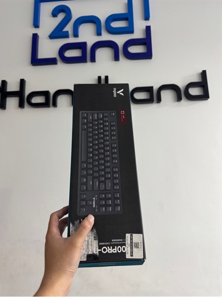Bàn phím cơ Rapoo V500PRO-87 không led - 1 mode : receiver - Ngoại hình 97% - Kèm box + receiver 3