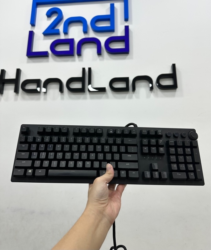 Bàn phím cơ Razer Huntsman Elite - 1 mode dây - Màu đen - Ngoại hình 97% - Kèm box + Kê tay