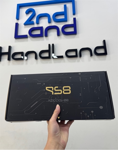 Bàn phím cơ RICCKS RS8 - 3 mode - Màu kem - Ngoại hình 97% - Kèm box + Receiver + Dây kết nối 3