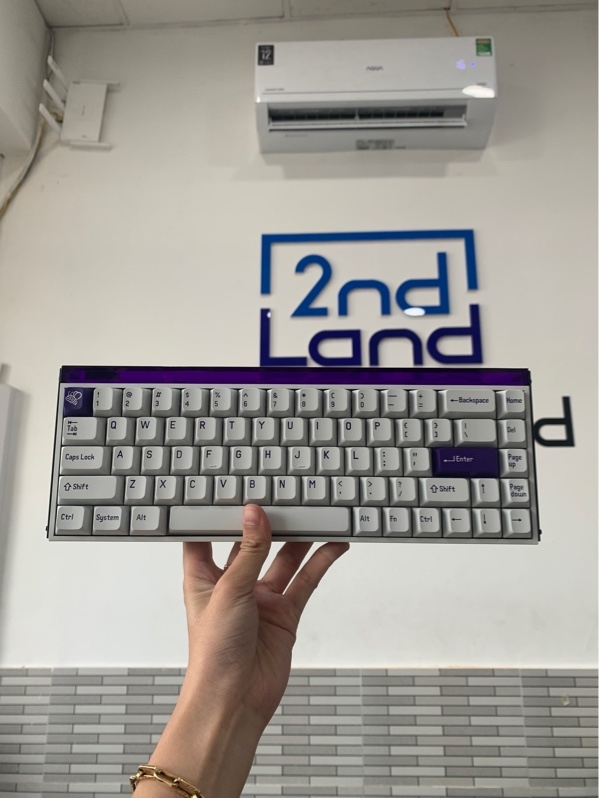 Bàn phím cơ từ tính gaming MelGeek MADE68 PRO - Màu trắng - Ngoại hình: 98% - Fullbox