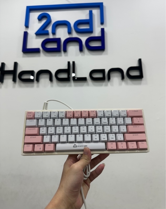 Bàn phím cơ VSP VM05 - 1 mode dây - Màu trắng - Ngoại hình 97% - Ố vàng - Fullbox