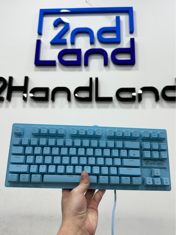 Bàn phím cơ Ziyoulang K2 - 1 mode : dây - Màu xanh - Ngoại hình 97% - Body