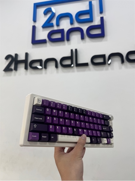 Bàn phím cơ Zuoya GMK67 Kit Only - 3mode - Màu trắng - Ngoại hình 97% - Kèm box + receiver 1