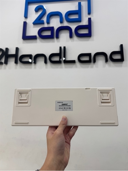 Bàn phím cơ Zuoya GMK67 Kit Only - 3mode - Màu trắng - Ngoại hình 97% - Kèm box + receiver 2