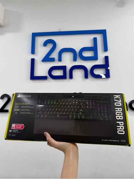 Bàn phím Corsair K70 RGB Pro - 1 mode - Brown Switch - Màu đen - Ngoại hình 97% - Kèm Box
