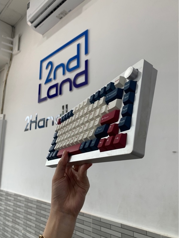 Bàn phím custom AL75 - 3 mod - Màu bạc - Ngoại hình: 98% - Fullbox