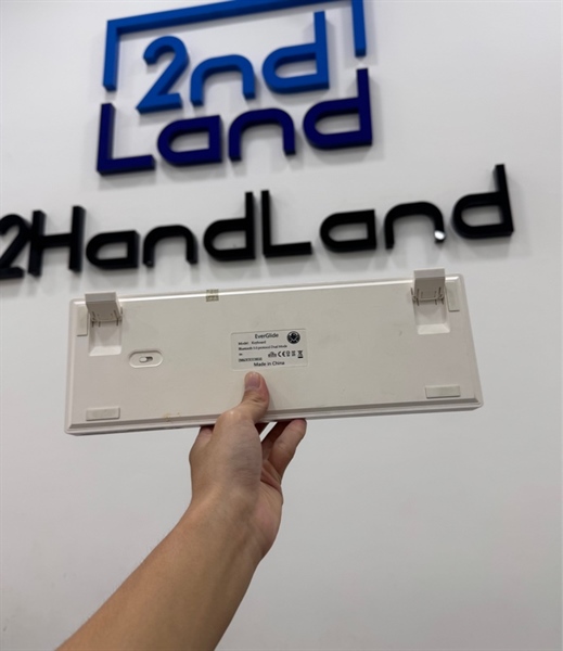Bàn phím Custom Kít bàn phím TK68 Pro-Epomaker Everghide - 3 mode : dây , bluetooth , receiver - Màu trắng - Ngoại hình 97% - Kèm bộ Keycap Shimmer Retro - Keycap PBT XDA 123 2