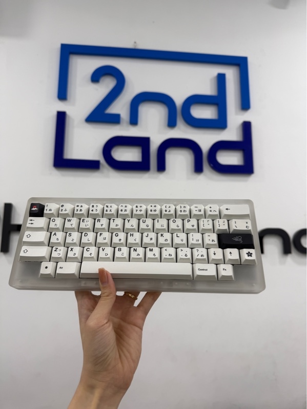 Bàn phím Custom Rule 60V3 - 3 mode - Màu trắng - Ngoại hình 98% - Kèm Box , 1 bộ keycaps