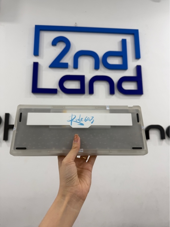 Bàn phím Custom Rule 60V3 - 3 mode - Màu trắng - Ngoại hình 98% - Kèm Box , 1 bộ keycaps