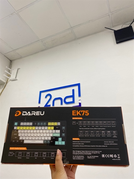 Bàn phím Dareu EK 75 - Màu đen - Ngoại hình 98% - Fullbox