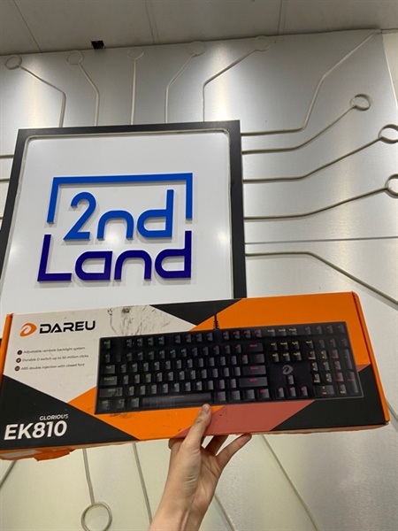 Bàn phím Dareu EK810 - Fullsize - Màu đen - Ngoại hình: 97% - FullBox