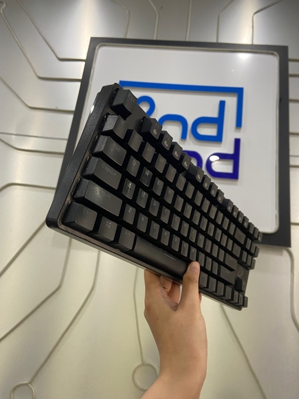 Bàn phím Dareu EK87 - 1 mode dây kết nối - Màu đen - Ngoại hình: 97% - Mất đệm cao su, mất led 1 số phím - Kèm hộp 2