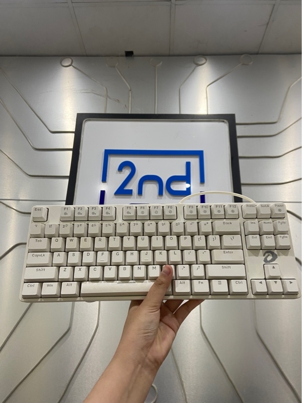 Bàn Phím Dareu EK87 White - 1 Mode Dây - Màu trắng - Ngoại hình: 97% - Ố màu - Body