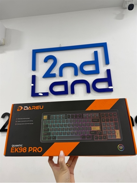 Bàn phím Dareu EK98 Pro - RGB - 3 mode - Màu đen - Ngoại hình 98% - Kèm receiver