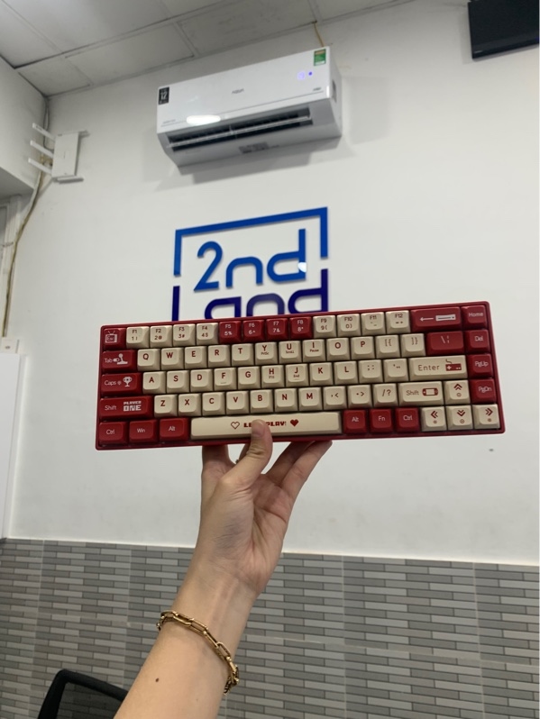Bàn phím dây Ajazz x Nacodex AK680 - Màu đỏ - Ngoại hình: 98% - Box