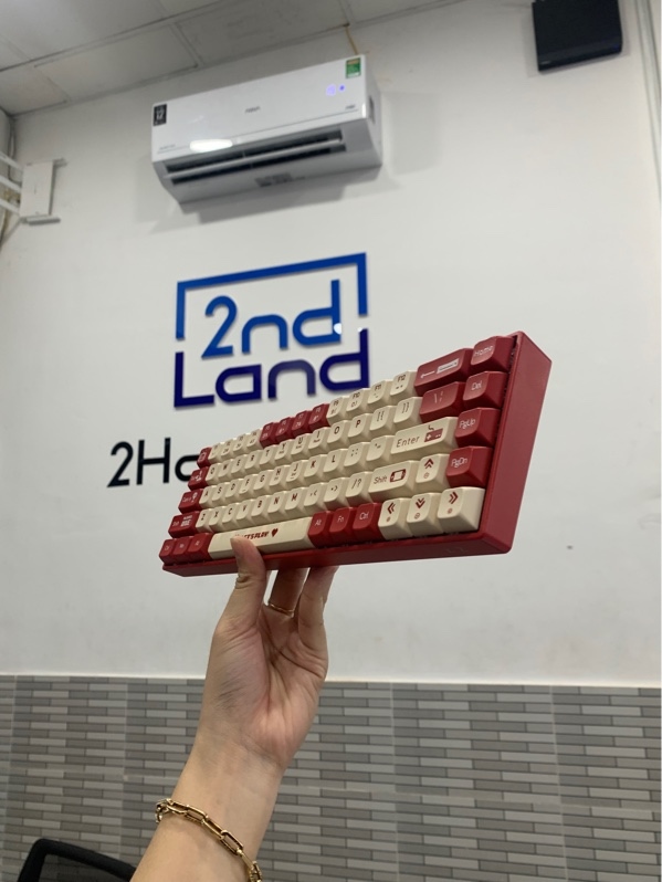 Bàn phím dây Ajazz x Nacodex AK680 - Màu đỏ - Ngoại hình: 98% - Box