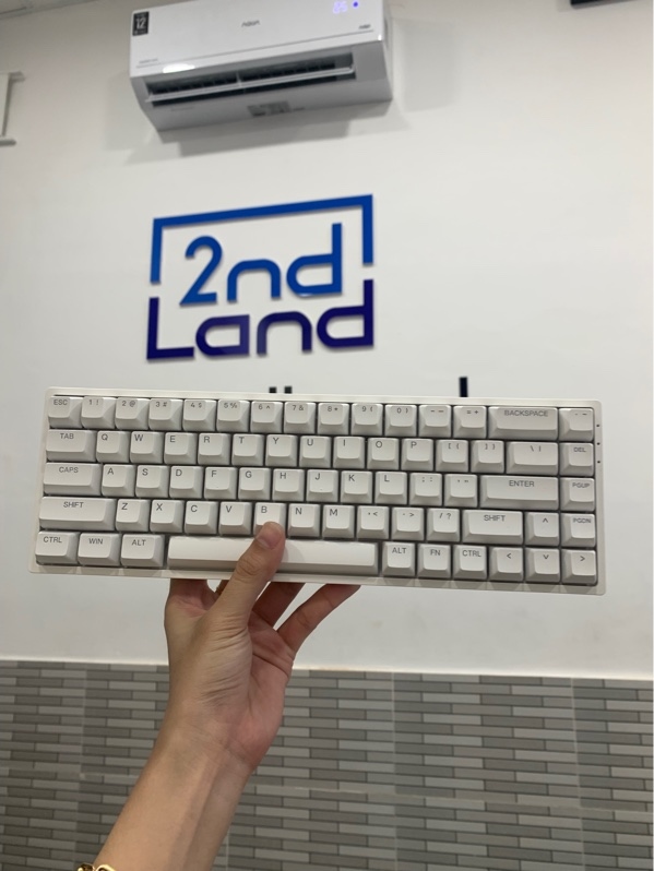 Bàn phím dây Akko 3068 V2 - Màu trắng - Ngoại hình: 98% - Box