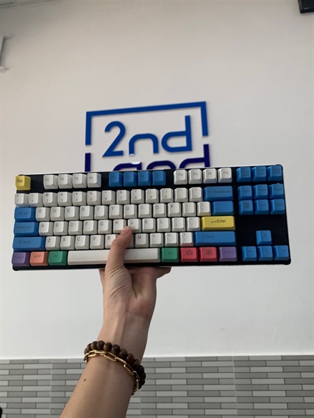 Bàn phím dây AlienX TKL87 - Màu đen trắng - Ngoại hình: 98% - Body