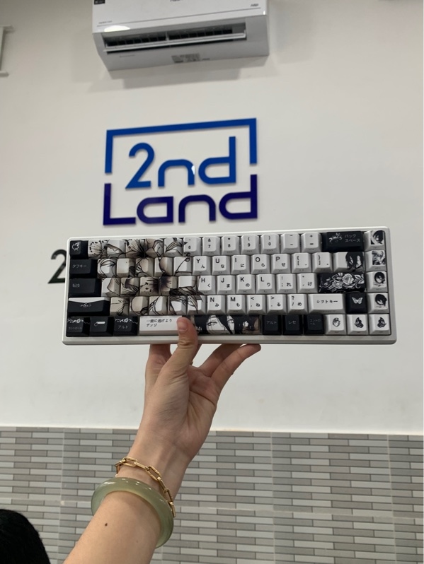 Bàn phím dây Arbiter Yuki Aim Polar 65 Katana - Màu bạc - Ngoại hình: 98% - Đã thay keycap, không dây usb zin - Kèm túi