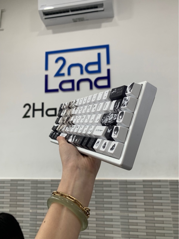Bàn phím dây Arbiter Yuki Aim Polar 65 Katana - Màu bạc - Ngoại hình: 98% - Đã thay keycap, không dây usb zin - Kèm túi