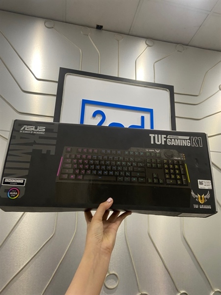 Bàn phím dây Asus Tuf K1 - Màu đen - Ngoại hình: 97% - Kèm Box 3
