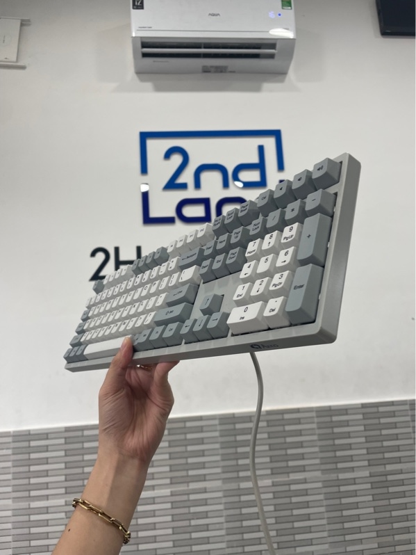 Bàn phím dây cơ AKKO 3108 v2 - Màu xám - Ngoại hình: 97% - Cấn trầy - Body
