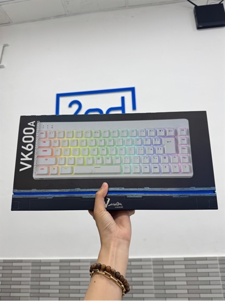 Bàn phím dây Elecom Vk600A Magnetic - Màu trắng - Ngoại hình: 98% - Fullbox