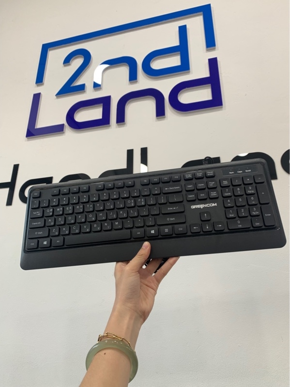 Bàn phím dây Greencom Daon 101 - Màu đen - Phím Hàn - Ngoại hình: 98% - Body