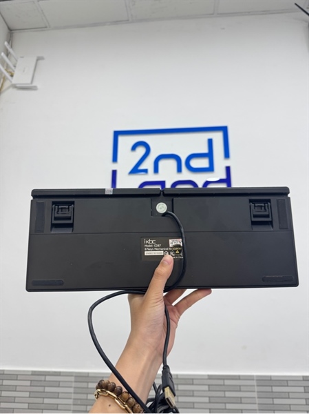 Bàn phím dây IKBC CD87 - Blue Switch - Màu đen - Ngoại hình: 97% - Thay 7 keycaps sai profile - Body 2