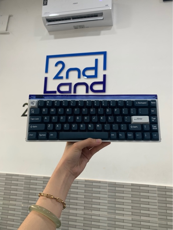 Bàn phím dây Melgeek Made 68 Pro - Màu xanh - Ngoại hình: 98% - Box