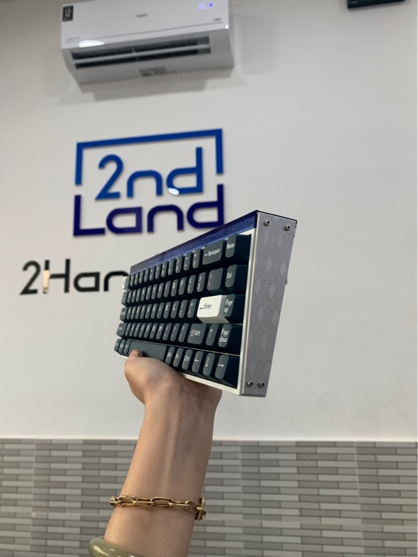 Bàn phím dây Melgeek Made 68 Pro - Màu xanh - Ngoại hình: 98% - Box