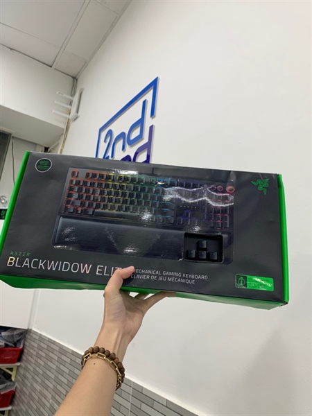 Bàn phím dây Razer Black Window Elite - Màu đen - Ngoại hình: 98% - Lỗi nút xoay volume - Fullbox 3
