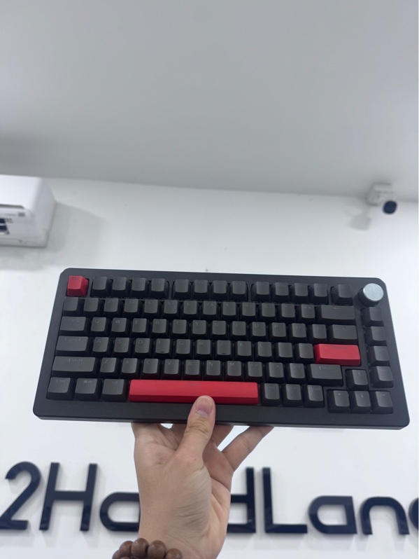 Bàn phím Drunkdeer A75 Pro - 1 mode dây - Màu đen đỏ - Ngoại hình 98% - Kèm 1 dây kết nối, 1 đồ gỡ keycap