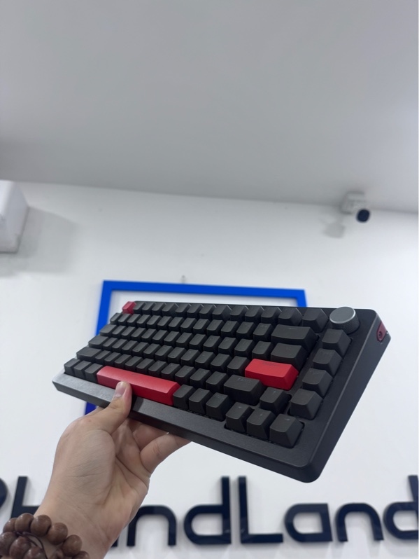 Bàn phím Drunkdeer A75 Pro - 1 mode dây - Màu đen đỏ - Ngoại hình 98% - Kèm 1 dây kết nối, 1 đồ gỡ keycap