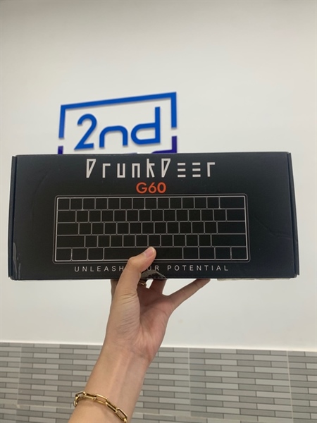Bàn phím DrunkDeer G60 - 1 mode - Màu xám - Ngoại hình: 98% - Box 3