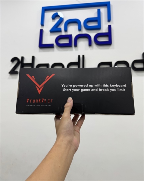 Bàn phím DrunkDeer G65 - 1 mode:Dây - Màu trắng - Ngoại hình 97% - Fullbox 3