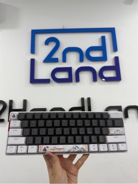 Bàn phím E-Dra EK361W Snow - 3 mode - Yellow Switch - Màu trắng - Ngoại hình 98% - Kèm receiver