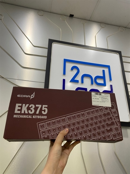 Bàn phím E-Dra EK375 - Màu đen - Ngoại hình: 97% - FullBox