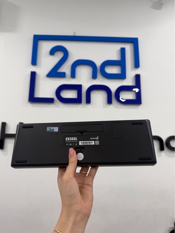 Bàn phím Edra EK368L - 2 mode - Màu xám - Ngoại hình 98% - Kèm box , receiver