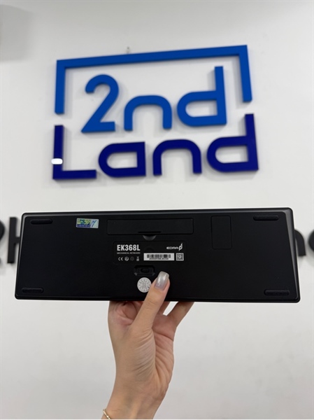 Bàn phím Edra EK368L Mechanical Keyboard - 2 mode - Brown Switch - Màu đen - Ngoại hình 98% - Kèm Box , receiver 2